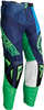 Moose Racing Sahara S20 Motorcross broek,  groen-blauw,  afmeting 38