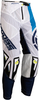 Moose Racing Sahara S20 Motorcross broek,  wit-blauw-geel,  afmeting 30