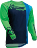 Moose Racing Sahara S20 Motorcross Jersey,  groen-blauw,  afmeting S