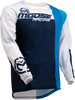 Moose Racing Sahara S20 Motorcross Jersey,  wit-blauw,  afmeting XL