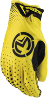 Moose Racing SX1 S20 Short Motorcross handschoenen,  zwart-geel,  afmeting M