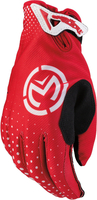 Moose Racing SX1 S20 Short Motorcross handschoenen,  zwart-rood,  afmeting S