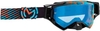 Moose Racing XCR Camo Motorcross Goggle,  blauw-oranje