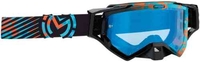 Moose Racing XCR Camo Motorcross Goggle,  blauw-oranje