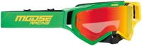 Moose Racing XCR Hatch Motorcross Goggle,  groen-geel
