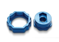 MOTION PRO Vorkdopaansluiting en Showa-compressiecartridge