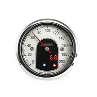 motogadget Analoge speedo motoscope klein,  gepolijst,  zilver