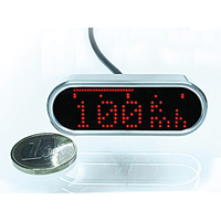 motogadget Snelheidsmeter motoscope mini,  gepolijst,  zilver