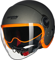 Nolan N21 Visor 06 Ocio Jet Helm,  oranje-bruin,  afmeting XL voor man