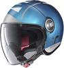 Nolan N21 Visor Avant-Garde Jet Helm,  blauw,  afmeting M