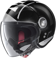 Nolan N21 Visor Avant-Garde Jet Helm,  zwart,  afmeting S