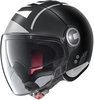Nolan N21 Visor Avant-Garde Jet Helm,  zwart-wit,  afmeting XL