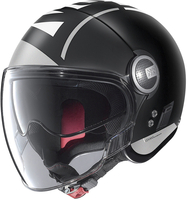 Nolan N21 Visor Avant-Garde Jet Helm,  zwart-wit,  afmeting XL
