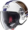 Nolan N21 Visor Flybridge Jet helm Wit Blauw XL