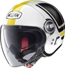 Nolan N21 Visor Flybridge Jet helm Wit Geel XL