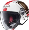 Nolan N21 Visor Flybridge Jet helm Wit Rood XL