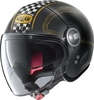 Nolan N21 Visor Getaway Jet helm,  zwart-goud,  afmeting XS