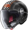 Nolan N21 Visor Getaway Jet helm Zwart Oranje XL