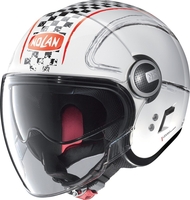 Nolan N21 Visor Getaway Jet helm,  zwart-wit,  afmeting S
