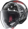 Nolan N21 Visor Jetfire Jet Helm,  grijs-zilver,  afmeting XL