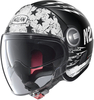 Nolan N21 Visor Jetfire Jet Helm,  zwart-wit,  afmeting XS