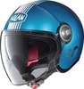Nolan N21 Visor Joie De Vivre Jet helm,  blauw,  afmeting L