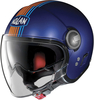 Nolan N21 Visor Joie De Vivre Jet helm,  blauw-oranje,  afmeting M