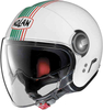 Nolan N21 Visor Joie De Vivre Jet helm Wit Pink Groen XS