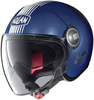 Nolan N21 Visor Joie De Vivre Jet helm Wit Turquoise Blauw M