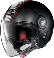 Nolan N21 Visor Joie De Vivre Jet helm,  zwart-wit-rood,  afmeting XL