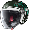 Nolan N21 Visor Playa Jet Helm,  groen,  afmeting XS