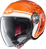 Nolan N21 Visor Playa Jet Helm,  oranje,  afmeting M