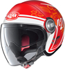 Nolan N21 Visor Playa Jet Helm,  rood,  afmeting M
