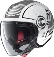 Nolan N21 Visor Runabout Jet helm,  grijs-wit,  afmeting L
