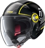Nolan N21 Visor Runabout Jet helm,  zwart-geel,  afmeting XL