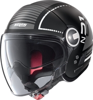 Nolan N21 Visor Runabout Jet helm,  zwart-grijs,  afmeting S