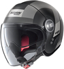 Nolan N21 Visor Spheroid Jet helm,  zwart-grijs,  afmeting M