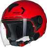 Nolan N30-4 T Classico Jet Helm,  rood,  afmeting S voor man