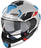 Nolan N30-4 TP Blazer Helm,  zwart-wit-blauw,  afmeting L