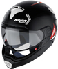 Nolan N30-4 TP Inception Helm,  zwart-wit,  afmeting L