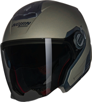 Nolan N40-5 06 Classico Nobile N-Com Jet Helm,  bruin,  afmeting XL voor man