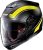 Nolan N40-5 GT Resolute N-Com Helm Zwart Geel XS