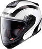 Nolan N40-5 GT Resolute N-Com Helm Zwart Wit M