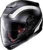 Nolan N40-5 GT Resolute N-Com Helm Zwart Wit XL