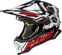 Nolan N53 Buccaneer Motorcross helm Zwart Rood L