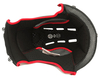 Nolan N53 Clima Comfort Binnenvoering,  zwart-rood,  afmeting M L