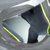 Nolan N53 Clima Comfort Wangpads,  grijs,  afmeting XS