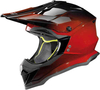 Nolan N53 Fade Motorcross helm Zwart Rood XS
