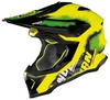 Nolan N53 Lazy Boy Cross helmen,  groen-geel,  afmeting L