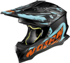 Nolan N53 No Entry Motorcross helm Zwart Blauw XS